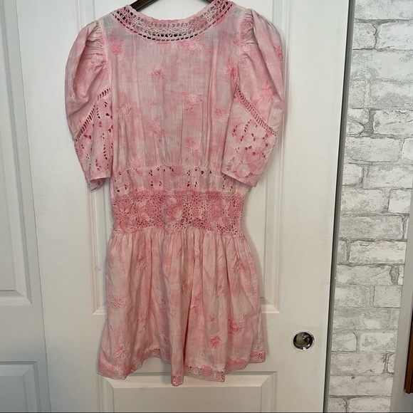 Loveshackfancy Pink preppy ballet cottagecore dress 12 princess - Picture 5 of 11